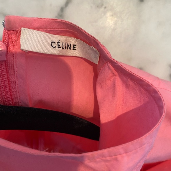 Celine high neck, sleeveless cotton candy pink top - Picture 2 of 5